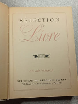 Sélection du Livre - Les mondes que j'ai connus Terreur dans la maison Une couronne pour l'ennemie Oregon-Express Volume VII été 1956. undefined