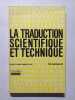 La traduction scientifique et technique. Jean Maillot