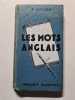 Les Mots Anglais. F. Novion