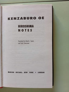 Hiroshima Notes