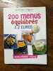 200 menus &eacute;quilibr&eacute;s &agrave; 2 euros. V&eacute;ronique Li&eacute;geois