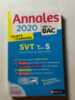 Annales Bac 2020 SVT Term S - Sp&eacute;cifique & Sp&eacute;cialit&eacute; - Sujets & corrig&eacute;s. Durand Christophe  Lalev&eacute;e Fr&eacute;d&eacute;ric
