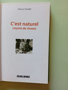 C'Est Naturel Lecons De Choses: Leçons de choses