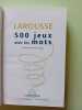 500 jeux avec les mots. Raval Laurent  Leguay Thierry