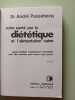Votre sant&eacute; par la di&eacute;t&eacute;tique et l'alimentation saine. Dr Andr&eacute; Passebecq