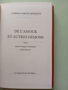 De l'amour et autres démons