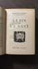 La fin de la nuit. Fran&ccedil;ois Mauriac