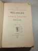 M&eacute;langes de liturgie d'histoire et de th&eacute;ologie 1 - 1830-1837. DOM PROSPER GU&Eacute;RANGER  ABB&Eacute; DE SOLESMES