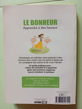 bonheur apprendre a etre heureux (le) (0): Apprendre à être heureux. Cuzacq Marie-Laure