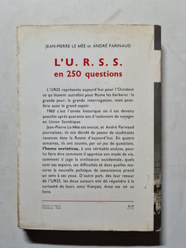 l'URSS en 250 questions. Jean-Pierre Le Mee et Andre Parinaud