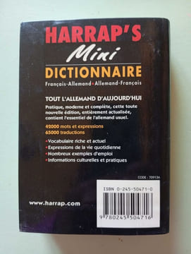Harrap's Mini Dictionnaire Français-Allemand • Allemand-Français. undefined
