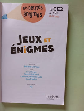 Jeux et énigmes - Du CE2 au CM1 - Cahier de vacances 2025. Lecreux Michèle Berger Eric Guichard Pascal Collectif Pic