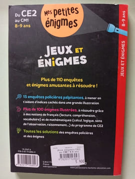 Jeux et énigmes - Du CE2 au CM1 - Cahier de vacances 2025. Lecreux Michèle Berger Eric Guichard Pascal Collectif Pic