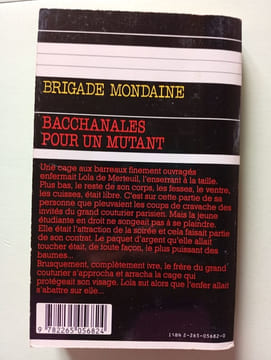 Bacchanales pour un mutant n°158. Brice Michel
