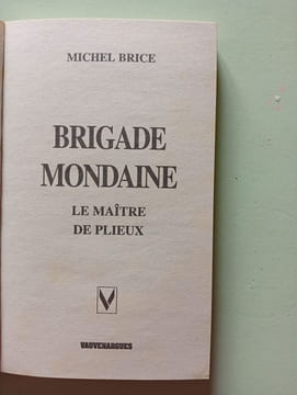 Brigade Mondaine 279 : Le Maître de Plieux. Brice Michel