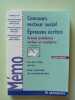 Concours secteur social Epreuves &eacute;crites: Grands probl&egrave;mes sociaux et sanitaires. Refalo Patrick