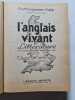 L'anglais vivant. Litt&eacute;rature. P. et M. Carpentier-Fialip