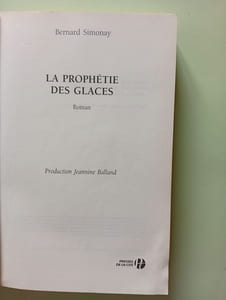 La Prophétie des glaces