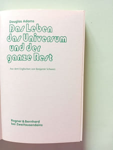 Das Leben das Universum und der ganze Rest