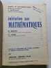 Initiation aux math&eacute;matiques. R. Girard  A. Adam