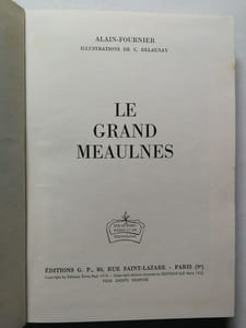 Le Grand Meaulnes