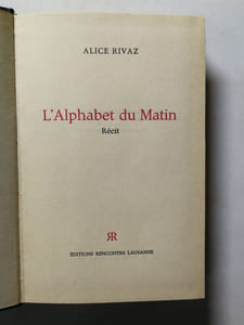 L'Alphabet du Matin