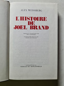L'Histoire de Joel Brand