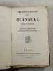 Oeuvres choisies de quinault Tome Premier. Quinault