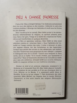 Dieu a changé d'adresse. Odon Vallet