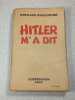 Hitler m'a dit. Hermann Rauschning