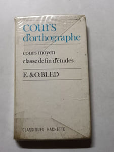 Cours d'orthographe