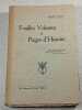 Feuilles Volantes et Pages d'Histoire. Ernest Gagnon