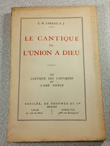 Le Cantique de l'union à Dieu