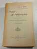 Pr&eacute;cis de Philosophie 1. - Psychologie. L'Abb&eacute; Levesque
