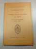 Le Cinquantenaire de la Facult&eacute; de Droit canonique de Paris. 