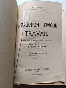 Instruction civique travail