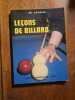 Le&ccedil;ons de billard. Ed. Derbier