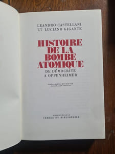 Histoire de la bombe atomique de Democrite à Oppenheimer