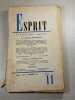 Esprit vingti&egrave;me ann&eacute;e - 11. Michel Crozier  David C. Williams  Arnold M. Rose  Norman Thomas  Henri Pierre  David Lasser  Lewis Carliner  Sidney Lens ...