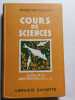 Cours de sciences. V. Boulet  A. Obr&eacute;  G. Lazerges