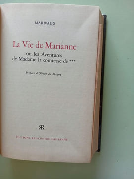 La Vie de Marianne. Marivaux