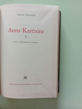 Anna Karénine. Léon Tolstoï