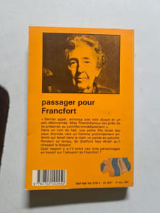 Passager pour Francfort