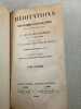 M&eacute;ditations pour tous les jours et f&ecirc;tes de l'ann&eacute;e sur la vie et les myst&egrave;res de N. S. J&eacute;sus-Christ Tome Premier. L'Abb&eacute; de Brandt  S. A. D