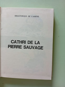 Cathri de la pierre sauvage. Jacqueline Verdi