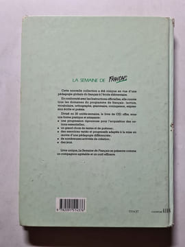 La semaine de français CE. Goupil Annick