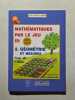 Math&eacute;matiques par le jeu. Marie Berrondo-Agrell  Marie Brigitte Goiffon