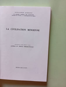 La civilisation minoenne