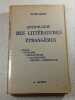 Anthologie des litt&eacute;ratures &eacute;trang&egrave;res. Ch-M. Des Granges