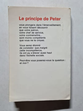 Le principe de Peter. L.J. Peter et R. Hull